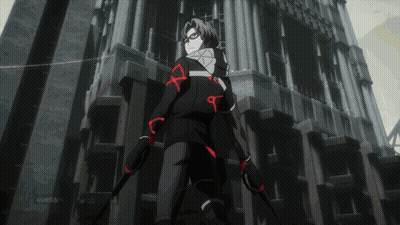 A Cartoon Character With A Red X On His Arm GIF