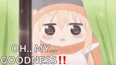 A Cartoon Character With A Scarf Around Her Neck Is Standing In Front Of A Phone . GIF
