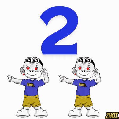 A Cartoon Character With A Shirt That Says Thot On It GIF
