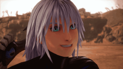 A Cartoon Character With A Smile On Her Face GIF