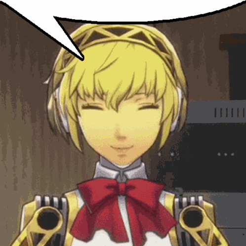 A Cartoon Character With A Speech Bubble Behind Her Head GIF