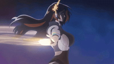 A Cartoon Character With A Star On Her Head GIF