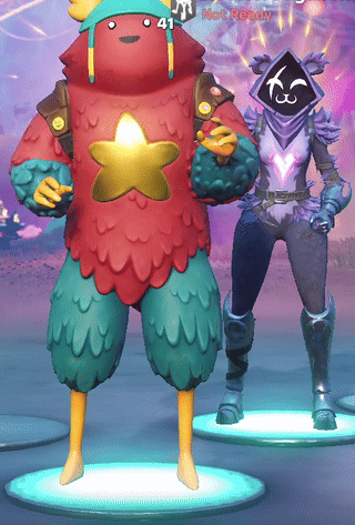 A Cartoon Character With A Star On His Chest And The Number 41 GIF