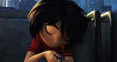 A Cartoon Character With A Surprised Look On His Face GIF
