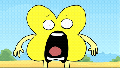 A Cartoon Character With A Surprised Look On Their Face GIF