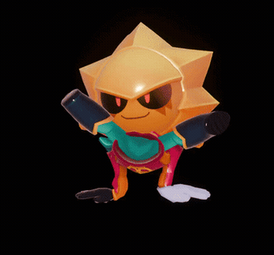 A Cartoon Character With A Yellow Crown On His Head GIF