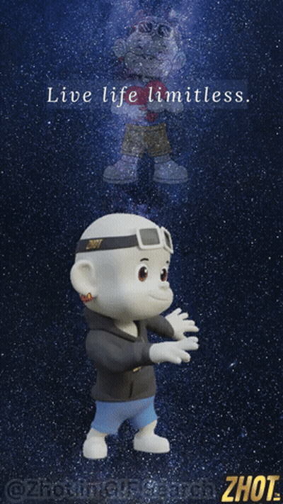 A Cartoon Character With A Zhot Shirt On GIF