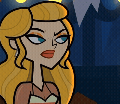 A Cartoon Character With Blonde Hair And Blue Eyes GIF