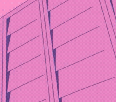 A Cartoon Character With Blue Hair And A White Shirt GIF