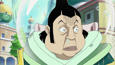 A Cartoon Character With Bubbles Coming Out Of His Eyes GIF