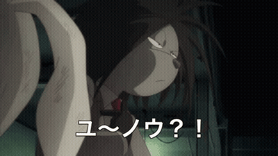 A Cartoon Character With Chinese Writing On The Bottom Right Corner GIF