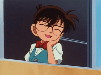 A Cartoon Character With Glasses And A Bow Tie Looks Out Of A Window GIF