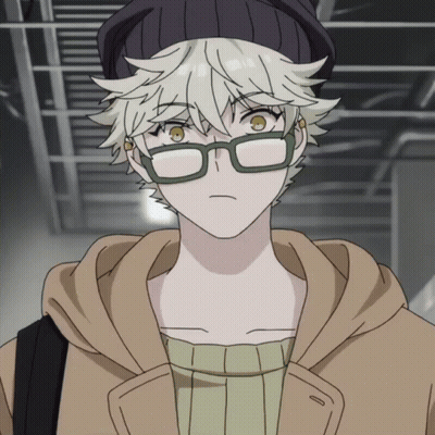 A Cartoon Character With Glasses And A Hat GIF