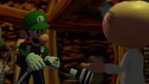 A Cartoon Character With Glasses And A Horn On His Head Is Looking At A Screen GIF