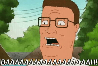 A Cartoon Character With Glasses Says Baaa Aa Aa Aa Aah GIF
