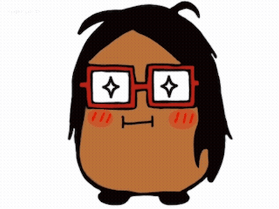 A Cartoon Character With Glasses Says Yesss GIF