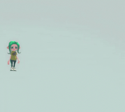 A Cartoon Character With Green Hair And A Yellow Shirt That Says " Feel Good " GIF