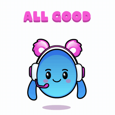 A Cartoon Character With Headphones And A Microphone Giving A Thumbs Up GIF