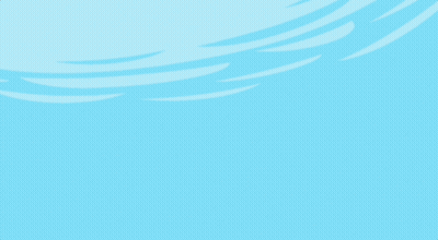 A Cartoon Character With His Arms Outstretched Looks Surprised GIF
