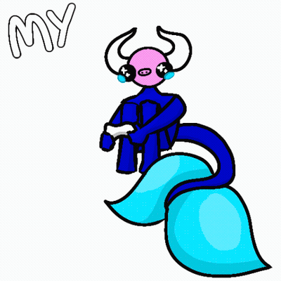 A Cartoon Character With Horns And A Tail Is Crying And Says My Mom Kinda Homeless . GIF