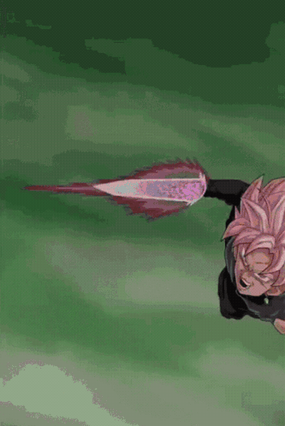 A Cartoon Character With Pink Hair And A Sword In His Hand GIF