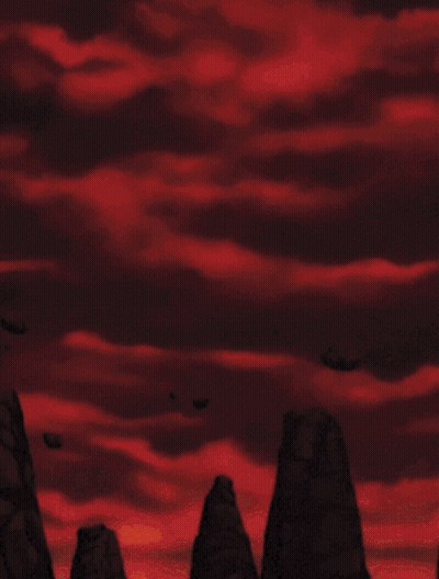 A Cartoon Character With Pink Hair And Orange Pants Throws A Beam GIF