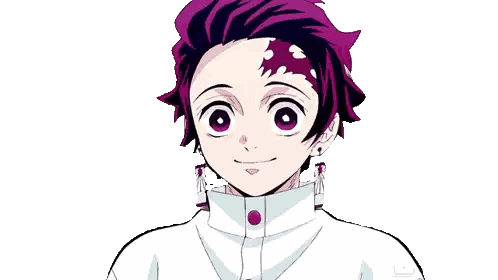 A Cartoon Character With Purple Hair And Earrings Sticker