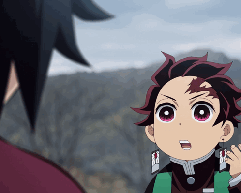 A Cartoon Character With Red Eyes And A Green Vest Holds A Pair Of Earrings With The Letter T On Them GIF
