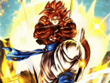 A Cartoon Character With Red Hair And A Blue Scarf Around His Waist . GIF