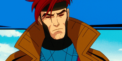 A Cartoon Character With Red Hair And A Brown Jacket GIF