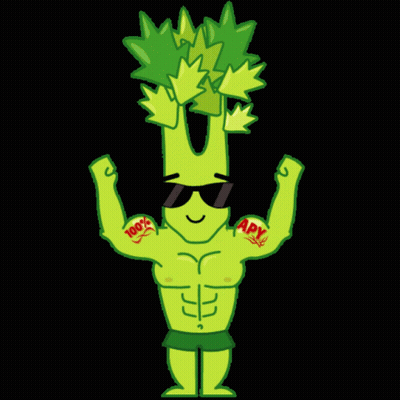 A Cartoon Character With Sunglasses And A Tattoo That Says Apy On His Arm GIF