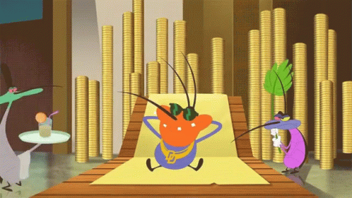 A Cartoon Character With The Letter D On Their Shorts GIF