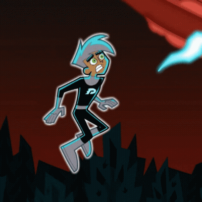 A Cartoon Character With The Letter P On His Chest Is Surrounded By Blue Lightning GIF
