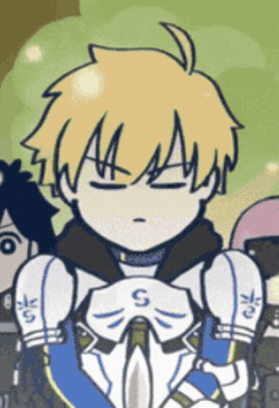 A Cartoon Character With The Letter S On His Sleeve GIF