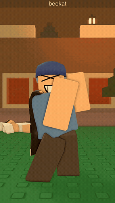 A Cartoon Character With The Name Beekat On The Bottom GIF