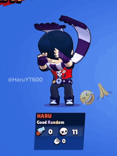 A Cartoon Character With The Name Haru Good Random GIF