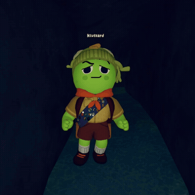 A Cartoon Character With The Name Knutzard On The Top GIF