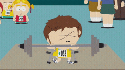 A Cartoon Character With The Number 053 On His Shorts GIF