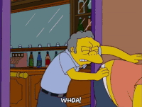 A Cartoon Character With The Word Whoa Written On It GIF