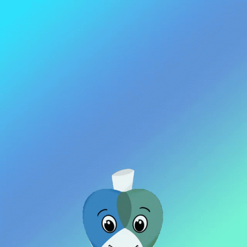 A Cartoon Character With The Word Yippee On The Top GIF