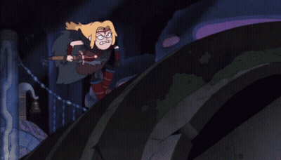A Cartoon Character With The Words Biggest Moron Written On The Bottom GIF
