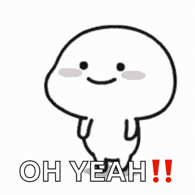 A Cartoon Character With The Words Oh Yeah Written On It GIF