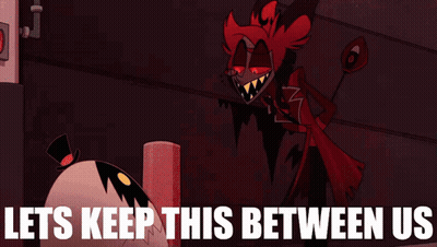 A Cartoon Character With The Words " Shall We " Below Him GIF