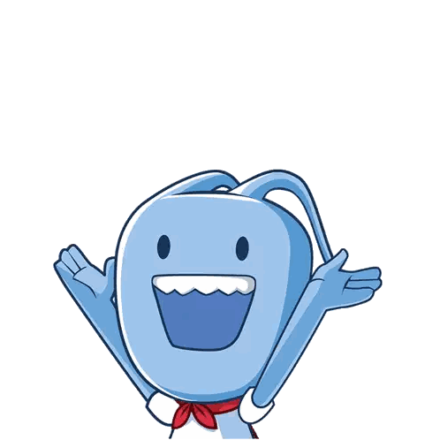 A Cartoon Character With The Words The More You Know Above It Sticker