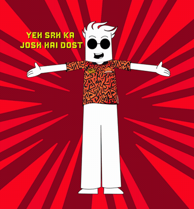 A Cartoon Character With The Words Yeh Srh Ka Josh Hai Dost Above Him GIF