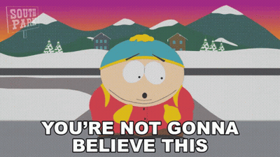 A Cartoon Character With The Words You 'Re Not Gonna Believe This On The Bottom GIF