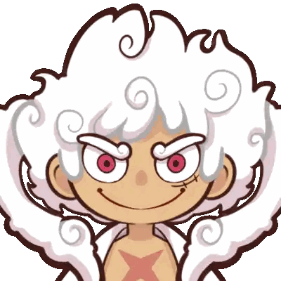 A Cartoon Character With White Hair And Goggles On His Head Sticker