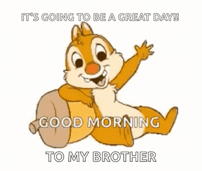 A Cartoon Chipmunk Is Sitting On A Acorn And Waving . GIF