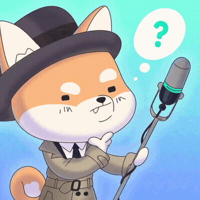 A Cartoon Dog Wearing A Hat And Holding A Microphone GIF