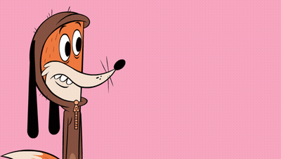 A Cartoon Dog With A Hood And The Words That Was Too Good To Be True GIF
